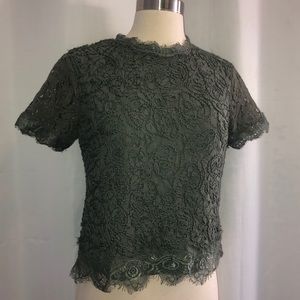 Green Lace Shirt